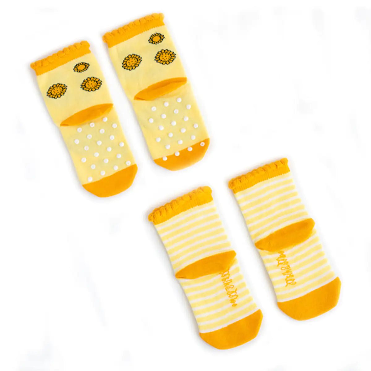 Milk&Moo Buzzy Bee and Chancin 4 Piece Baby Sock Set - Infants planet