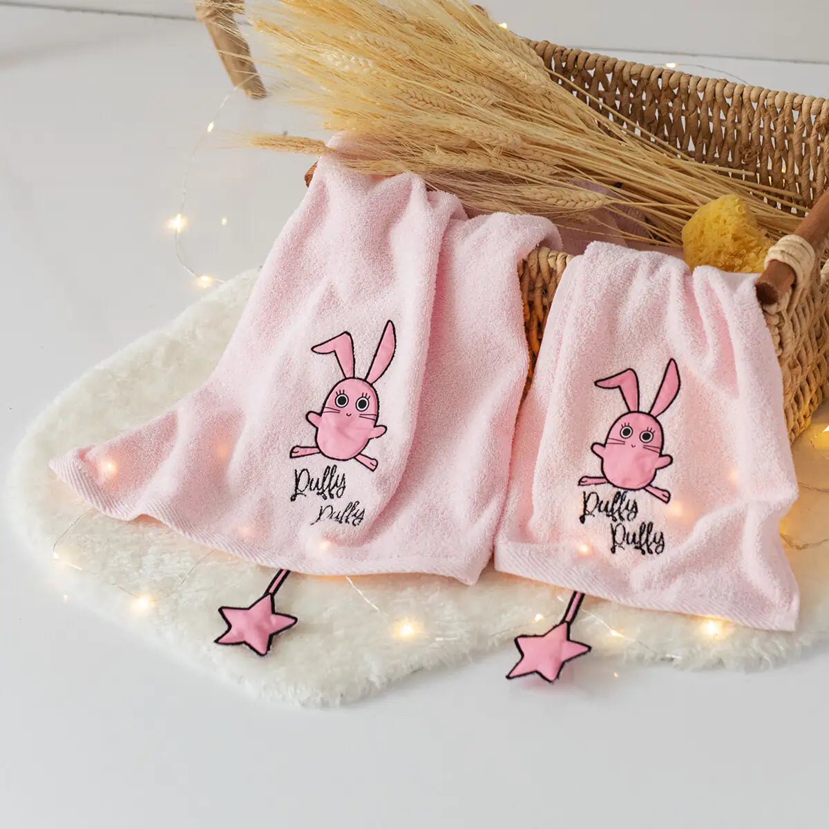 Milk&Moo Chancin Rabbit Baby Towel Set of 2 - Infants planet