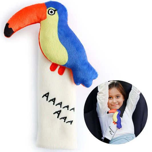 Milk&Moo Flying Toucan Seat Belt Pillow For Kids - Infants planet