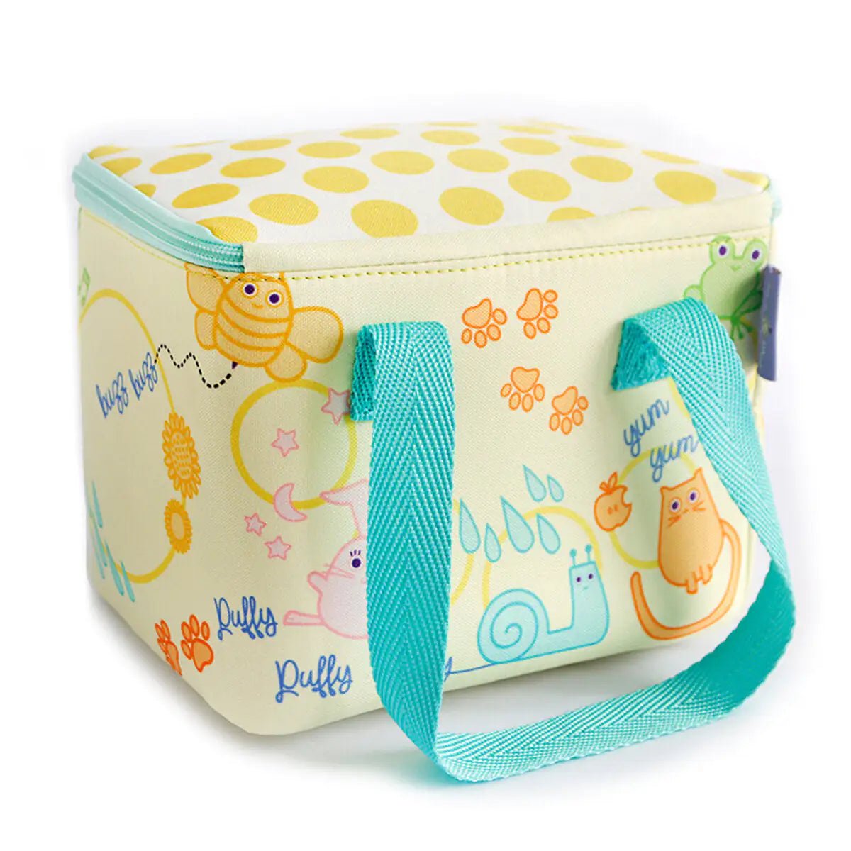 Milk&Moo Insulated Lunch Box For Kids, Yellow - Infants planet