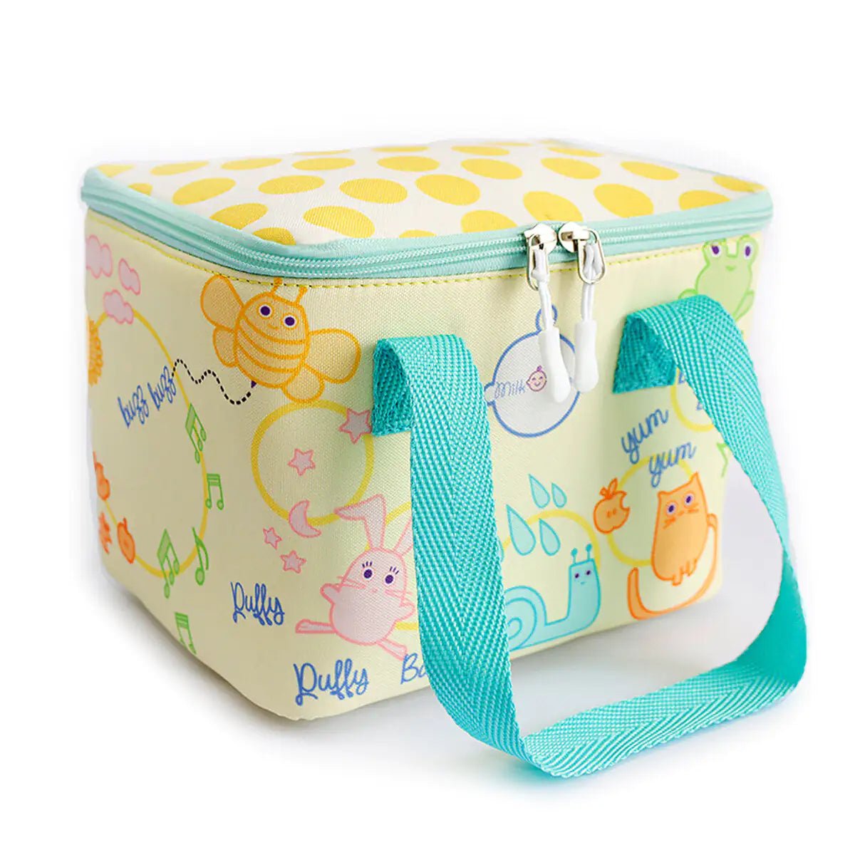 Milk&Moo Insulated Lunch Box For Kids, Yellow - Infants planet