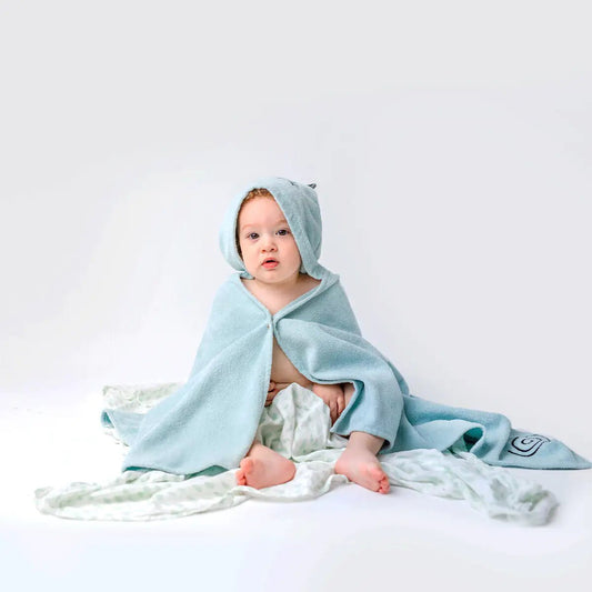 Milk&Moo Sangaloz Velvet Hooded Baby Towel - Infants planet