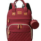 Multi - function Mommy Bag - Red - Infants planet