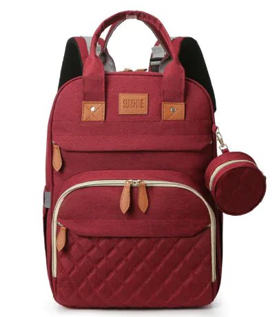Multi - function Mommy Bag - Red - Infants planet