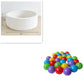 Nordic Wave Adventure: Indoor Ocean Ball Pool for Kids - White Set - Infants planet