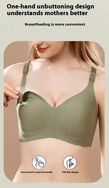 Nursing Seamless Bra - Black (XL) - Infants planet