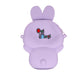 Ogi Mogi Toys Purple Bunny Colorful Round Shoulder Bag - Multicolored - Infants planet