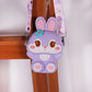Ogi Mogi Toys Purple Bunny Colorful Round Shoulder Bag - Multicolored - Infants planet