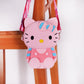 Ogi Mogi Toys Silicone Pink Cat Shoulder Bag - Infants planet