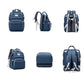Portable Crib Backpack for Moms - Navy Blue - Infants planet