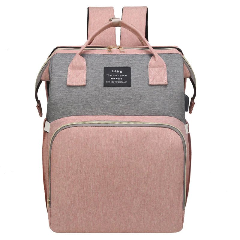 Portable Crib Backpack for Moms - Powder Grey - Infants planet