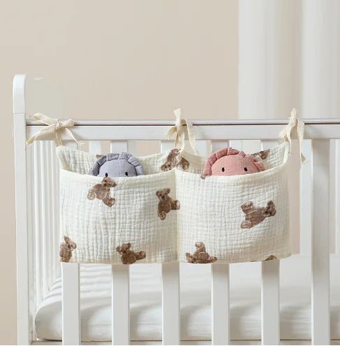 Portable Hanging Diaper Caddy for Nursery (One Set) - Bear - Infants planet
