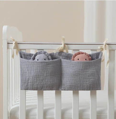 Portable Hanging Diaper Caddy for Nursery (One Set) - Gray - Infants planet