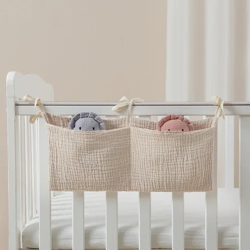 Portable Hanging Diaper Caddy for Nursery (One Set) - Light Khaki - Infants planet
