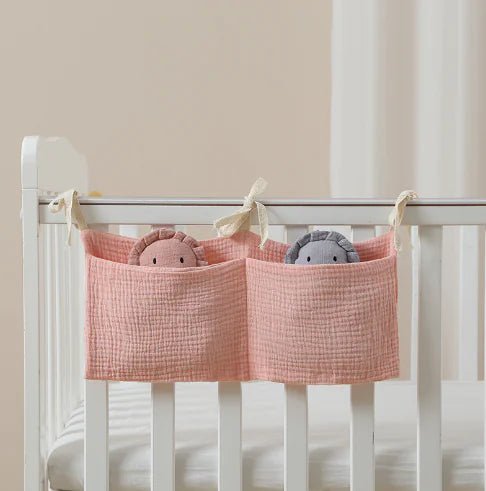 Portable Hanging Diaper Caddy for Nursery (One Set) - Pink - Infants planet