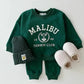 Printed Letter Sweatshirt and Leggings Set - Infants planet