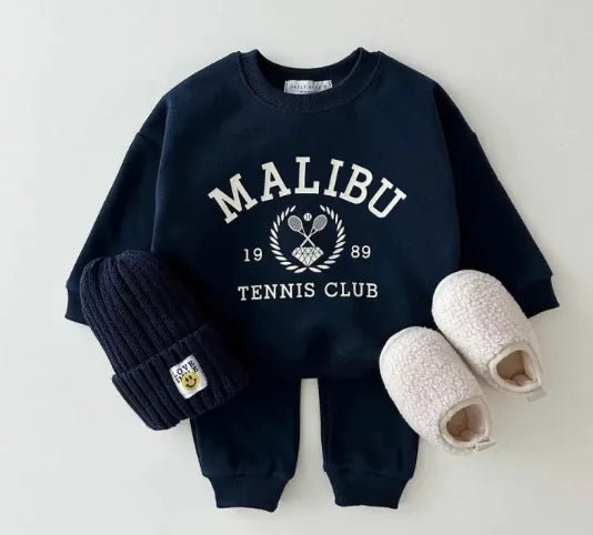 Printed Letter Sweatshirt and Leggings Set - Infants planet