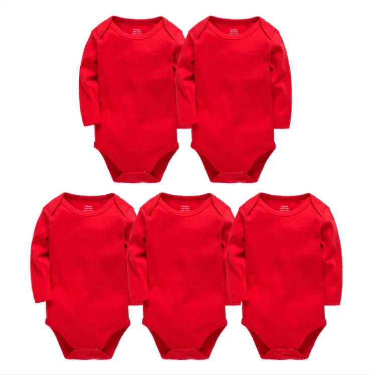 Pure Snug Baby Romper - Long - Sleeved Cotton Onesie - Infants planet