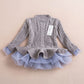 Kids Winter Knitted Chiffon