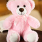 Seven Color Teddy Bear Doll Ribbon Bear Doll Foreign Trade Bow Doll Wedding Shower Doll - Blue - Infants planet