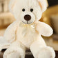 Seven Color Teddy Bear Doll Ribbon Bear Doll Foreign Trade Bow Doll Wedding Shower Doll - Pink - Infants planet
