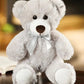 Seven Color Teddy Bear Doll Ribbon Bear Doll Foreign Trade Bow Doll Wedding Shower Doll - Purple - Infants planet
