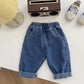 Soft Casual Children Simple Solid Color Jeans - Blue - Infants planet