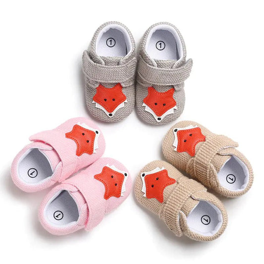 Soft Sole Cartoon Baby Shoes for 0 - 1 Year Olds - Pink - Infants planet