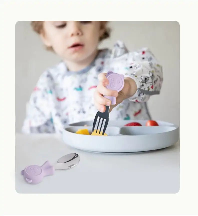 Stainless Steel Kids Cutlery Set - Infants planet