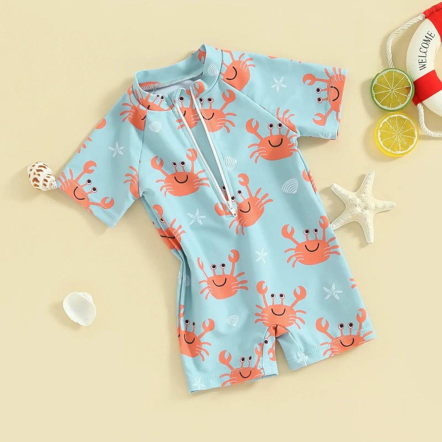 Toddler Baby Boy Swimsuit Rash Guard Beachwear - Infants planet