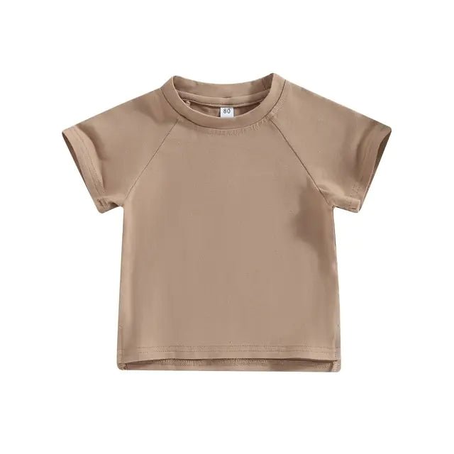 Toddler Kids Baby Girls Boys Summer Casual Tops - Infants planet