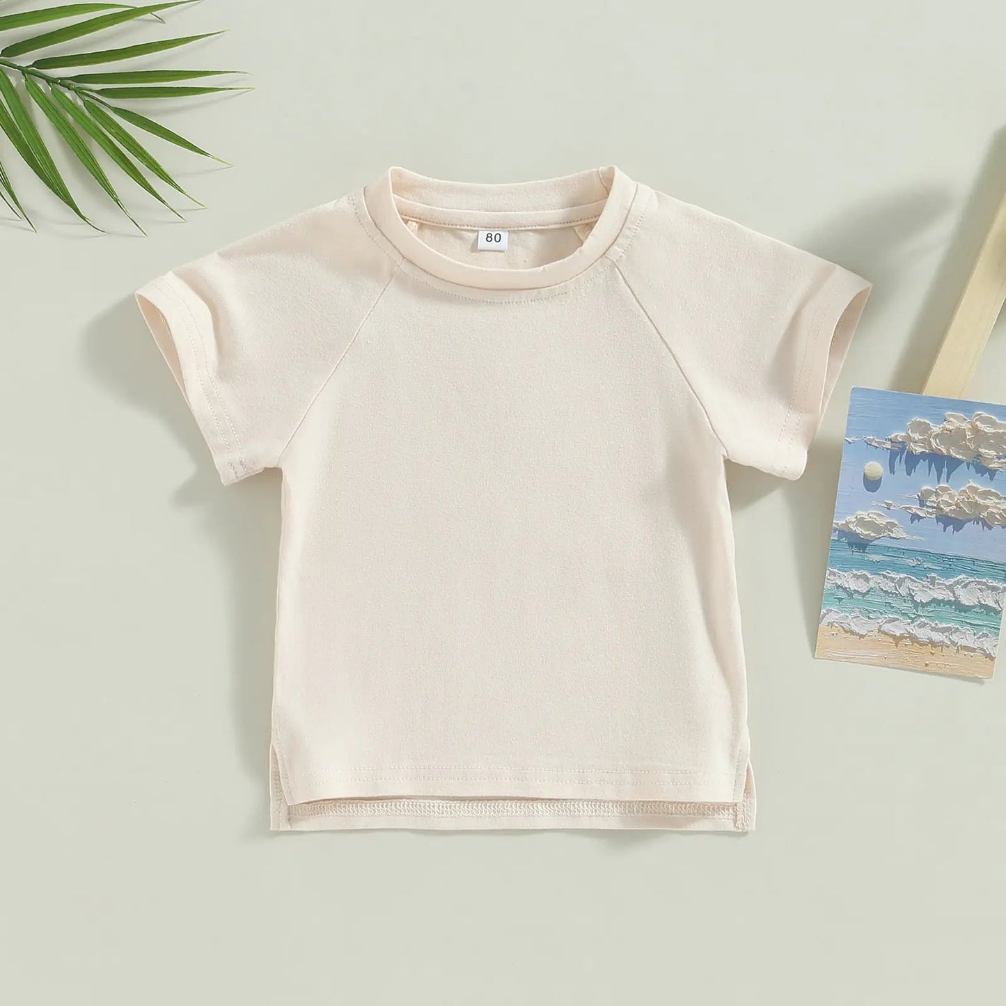 Toddler Kids Baby Girls Boys Summer Casual Tops - Infants planet