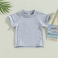 Toddler Kids Baby Girls Boys Summer Casual Tops - Infants planet