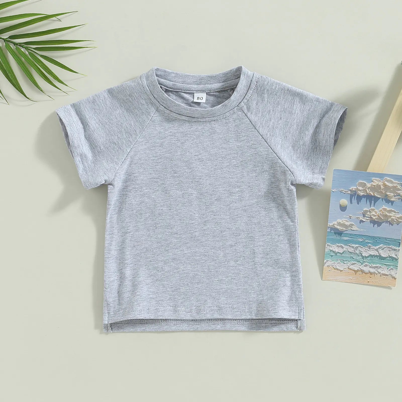 Toddler Kids Baby Girls Boys Summer Casual Tops - Infants planet