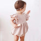 Vintage Linen Cotton Children Clothing - Light Pink - Infants planet