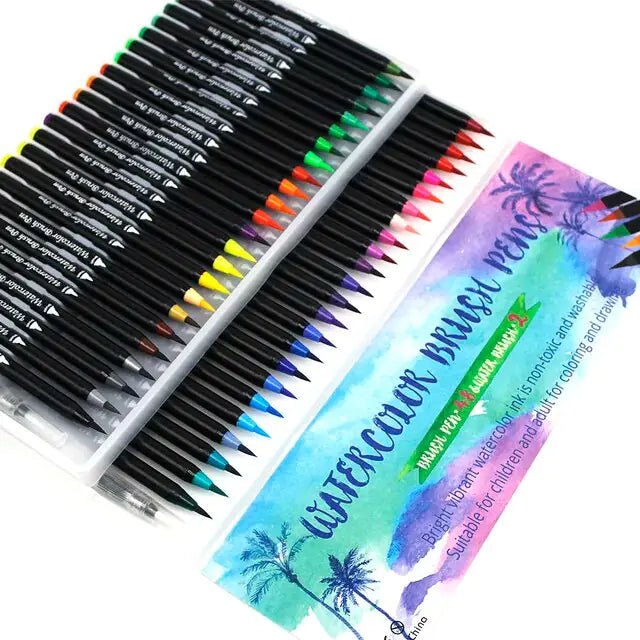Watercolor Markers Set for Kids - MB - 48 Color - Infants planet