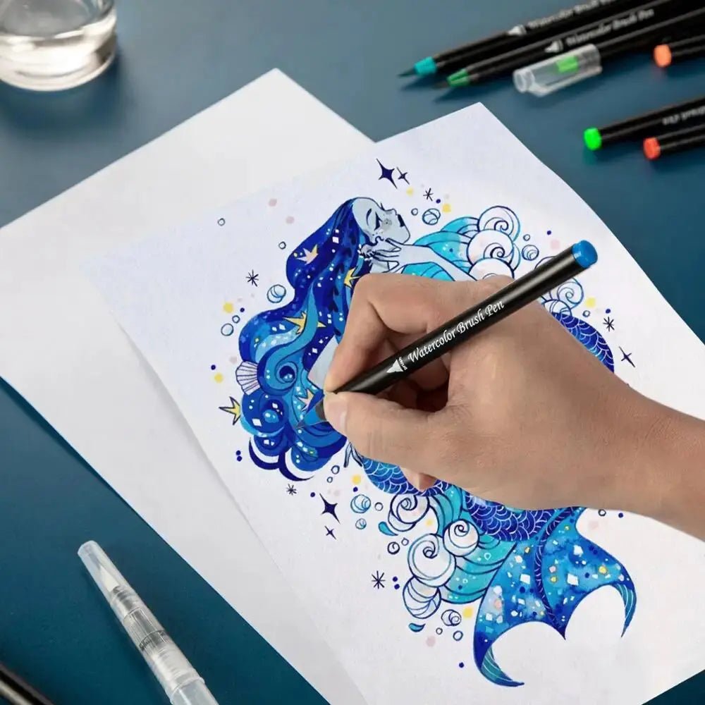Watercolor Markers Set for Kids - MB - 20 Color - Infants planet