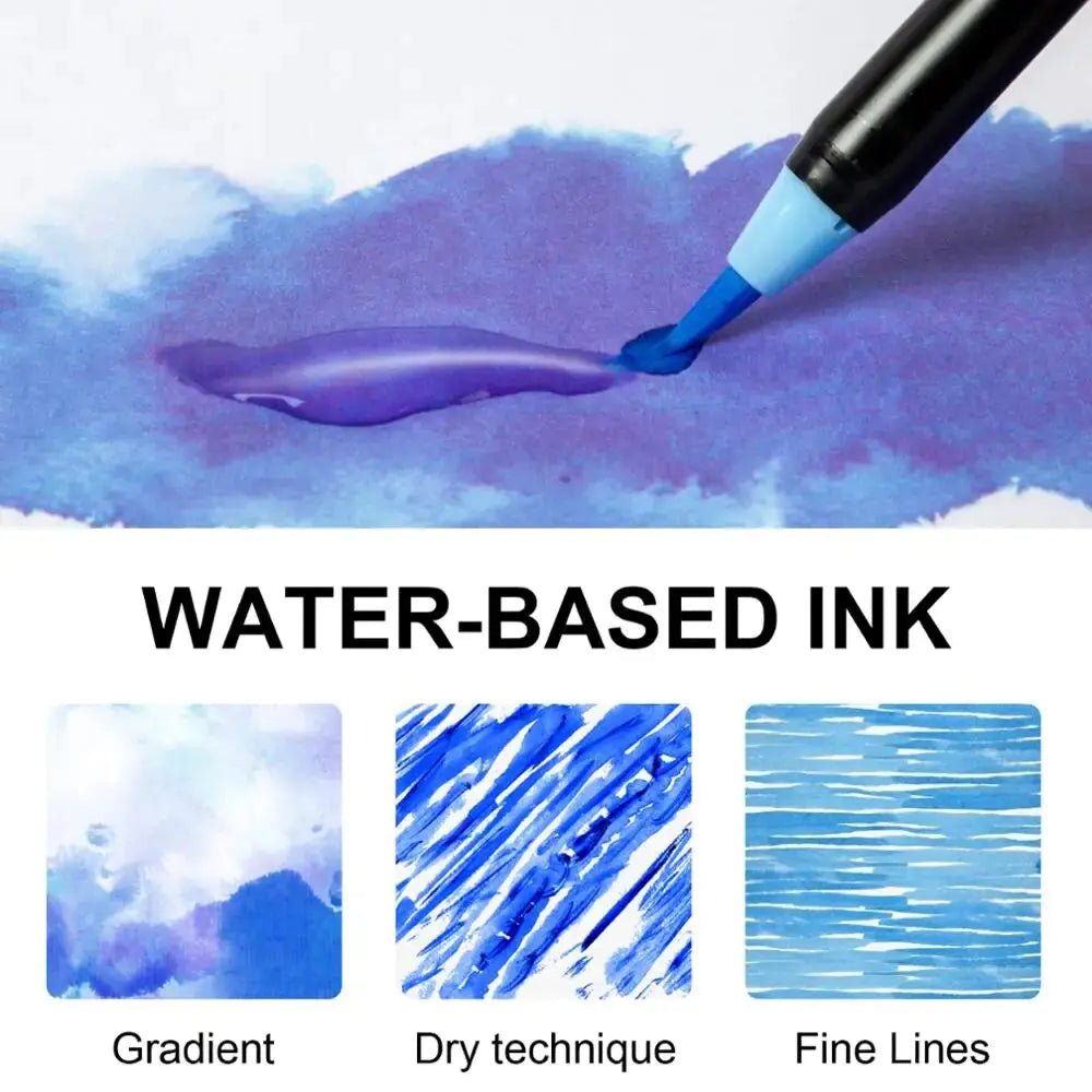 Watercolor Markers Set for Kids - MB - 20 Color - Infants planet