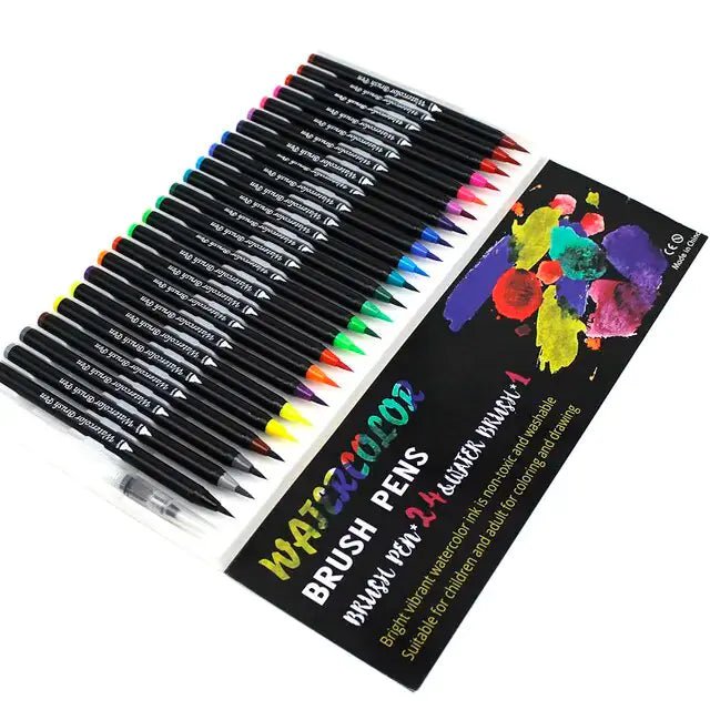 Watercolor Markers Set for Kids - MB - 24 Color - Infants planet