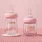 Wide Bore Glass Baby Bottle for Newborns - 120ml and 150ml - Blue - Infants planet