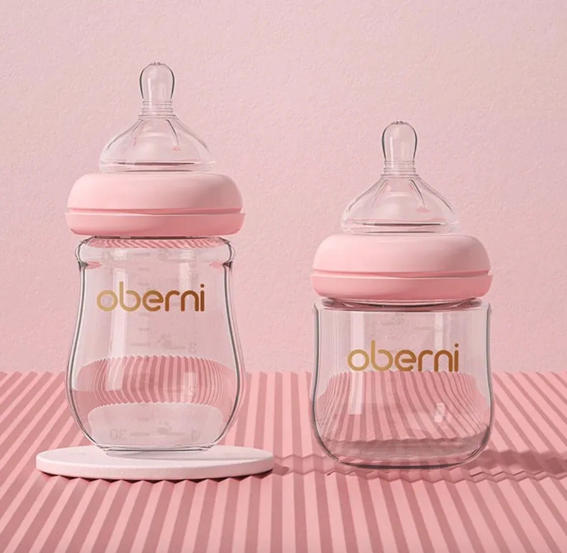 Wide Bore Glass Baby Bottle for Newborns - 120ml and 150ml - Infants planet