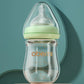 Wide Bore Glass Baby Bottle for Newborns - 120ml and 150ml - Green - Infants planet