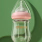 Wide Bore Glass Baby Bottle for Newborns - 120ml and 150ml - Pink - Infants planet